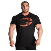 Gasp Cadet Tee, Black/Flame - L