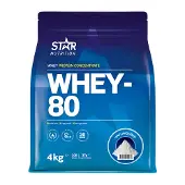 Star Nutrition Whey-80 Myseprotein 4 kg