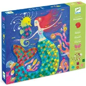 Djeco Mosaikk - Havfruer - - OneSize - Kreativt leker
