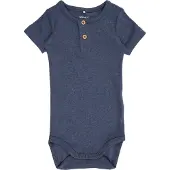 Name it Body k/e - Rib - Noos - NbmKab - Vintage Indigo/Melange - - 68 - Kortermet body