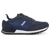 BOSS for man. 50498133 Parkour shoes navy (45), Flat, Laces, Casual