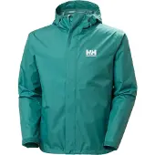 Helly Hansen Seven J, Regnjakke, Herre, Opal Green