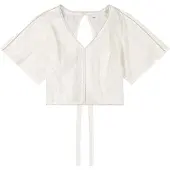 Lee 112380540 Kort Ermet Bluse