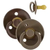 BIBS Smokk Colour 2 PACK Latex Mocha/Dark Oak (Strl.2: 6 mnd +)