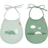 Done by Deer Smekke - PU - 2-pack - Croco Green - - OneSize - Smekke
