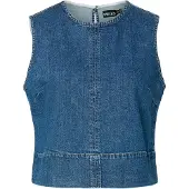 Pieces Pcsilke Denim Topp