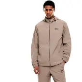 EA7 for man. 7M001283_AF13190 Core Identity Regular Jacket beige (XL), Casual, Sport, Polyamide