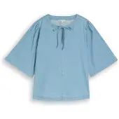 Tom Tailor 1049770 Kort Ermet Bluse