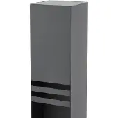 LUCANDE LED-gatelampe Oxido, antrasitt, høyde 50 cm, IP44