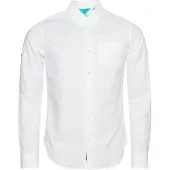 Superdry Studios Linen Bd Skjorte Med Lange Ermer