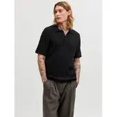 Jack & Jones Eemil Knit Cable Kortermet Poloskjorte