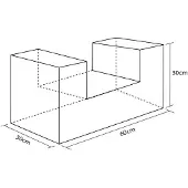 Softee Seat Straight 30x60x30cm Polstret Figur