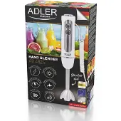 Adler AD 4625w, Stav Mikser, 1500 W, Sølv, Hvit