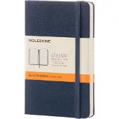 Moleskine Classic, Monokromatisk, Blå, 192 ark, 70 g/m², Linjerte ark, Innbundet (hardcover)