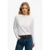 Superdry Studios Boat Neck Slub Langarmet T-skjorte