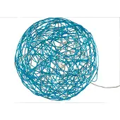 Star Trading LED 3D-designball Galax Fun, Ø 30 cm, blå