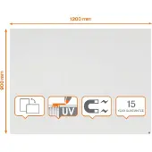 Nobo Infinity Magnetisk Tavle 120x90 Cm