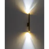 Euluna Vegglampe Laser 10562 gullfarget rør