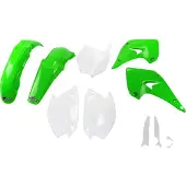 Ufo Kawasaki Kx 125/250 2003-2003 Kakit230f-999 Fork Protectors & Plastsett
