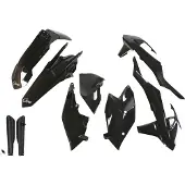 Ufo Ktm Exc/exc-f 2017-2019 Ktkit518f-001 Fork Protectors &amp; Plastsett