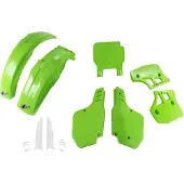 Ufo Kawasaki Kx 500 1993-1995 Kakit187f-026 Fork Protectors & Plastsett