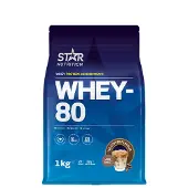 Star Nutrition Whey-80 Myseprotein 1 kg