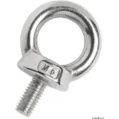 Osculati Rustfritt Stål M16x90 Mm Utvendig Gjenge øyebolt 10 Enheter
