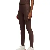 Puma CLOUDSPUN High-Waist Tights Women, Clothing, Chocolate Brown, S