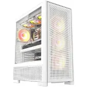 Darkflash AIRNOVA PC-kabinett (hvit) + 3 vifter