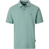 Casamoda Polo Stretch Melange Grønn Størrelse