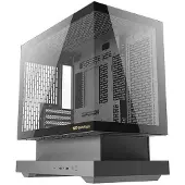 Darkflash F1 PC-kabinett M-ATX/ITX herdet glass + 6 ARGB-vifter, svart