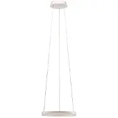 Arcchio LED-hengelampe Albiona, hvit, 1 ring, Ø 40 cm