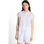 Tom Tailor 1050277 Kort Ermet Bluse