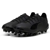 Puma ULTRA 5 ULTIMATE AG Football Boots Unisex, Women, Black/Silver/Shadow Gray, 43