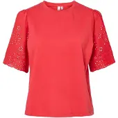 Y.A.S Yaslex Broderie Anglaise T-skjorte