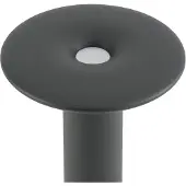 LUCANDE LED-gatelampe Haloa, svart, høyde 50 cm, IP54