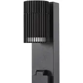 LINDBY Enerio veilampe, svart, stikkontakt, 80 cm, GU10