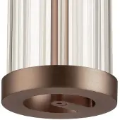 SLV LED-pendellampe Quimera, kobberfarget, Ø 8 cm, CCT