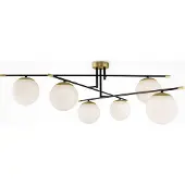 Maytoni Nostalgi, taklampe 6 lyskilder, glass