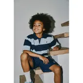 Hummel Poloskjorte Stripet Dress Blues (146/152)