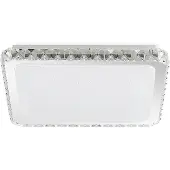 LINDBY LED-taklampe Lorand, krystaller, CCT, fjernkontroll