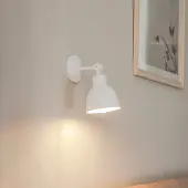 Argon Vegglampe Emoti, med 1 lyskilde, hvit