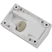LINDBY utendørs LED-vegglampe Appeso, bredde 10 cm, sett med 2 stk.