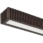 LUCANDE LED-taklampe Emara, mørkt tre, eik, dimbar