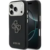 GUESS FW Resin Logo Case for iPhone 17 Pro - Svart
