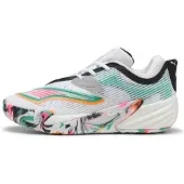 Puma All-Pro NITRO 2 Basketball Shoes Unisex, Shoes, White/Vibrant Green, 39