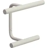 Hubsch Veggkappehenger Flip, lysegrå, bredde 20 cm, metall