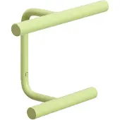 Hubsch Veggkappehenger Flip, lysegrønn, bredde 20 cm, metall