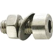 Fix Nippel M5 X 10 Mm Innvendig Sekskantet Skrue 100 Enheter