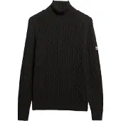 Superdry Slouchy Cable Genser Med Høy Hals
